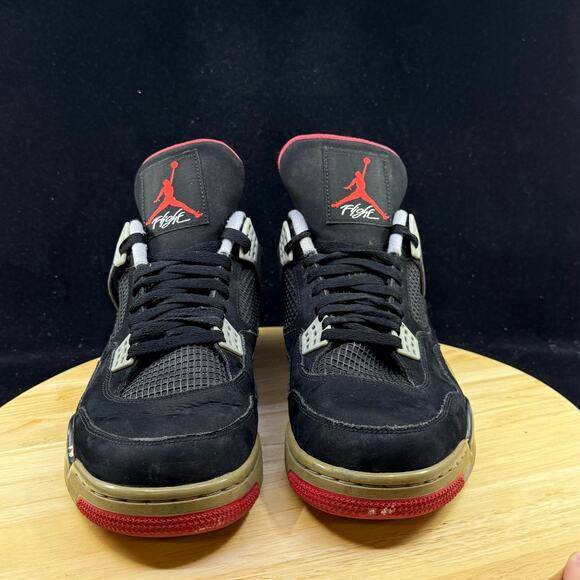 Air Jordan 4 Retro Bred 2012 308497 089 Black/Cement Grey/Fire Red Size 11.5 main image 5